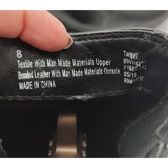 A New Day Black Chelsea Ankle Boots 8 Women's - Picture 4 of 9